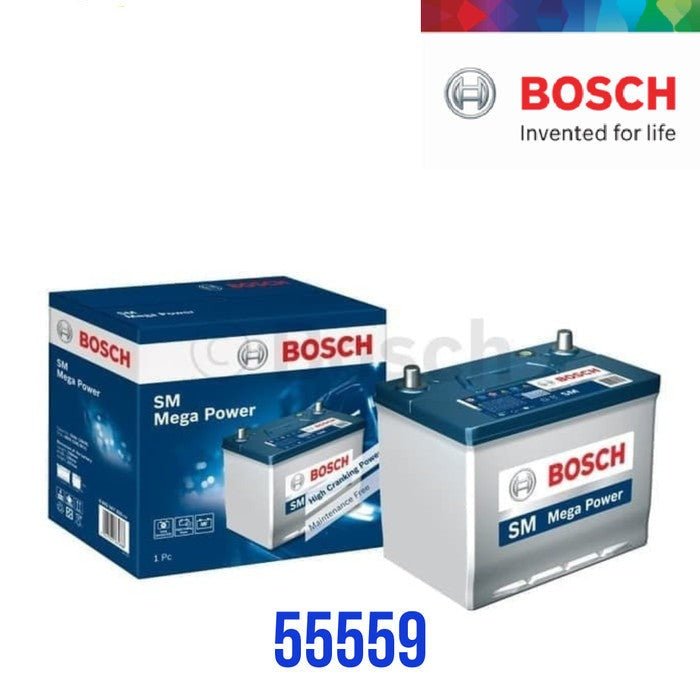 Bosch SM Mega Power Car Battery 55AH - 55559 Auto Supply Master