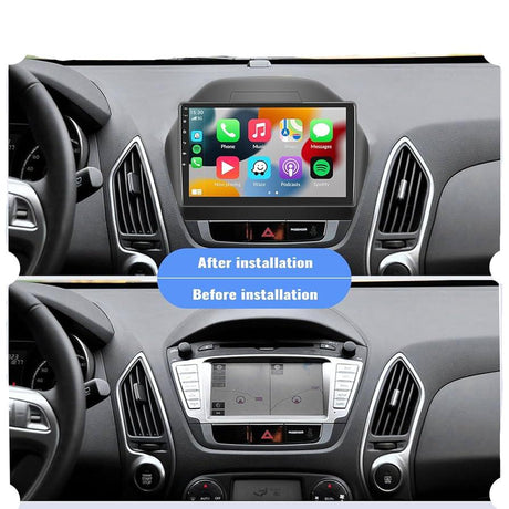 CarPlay Auto Head Unit Car Stereo For Hyundai Tucson And Santa Fe 2009-2012 Auto SupplyMaster