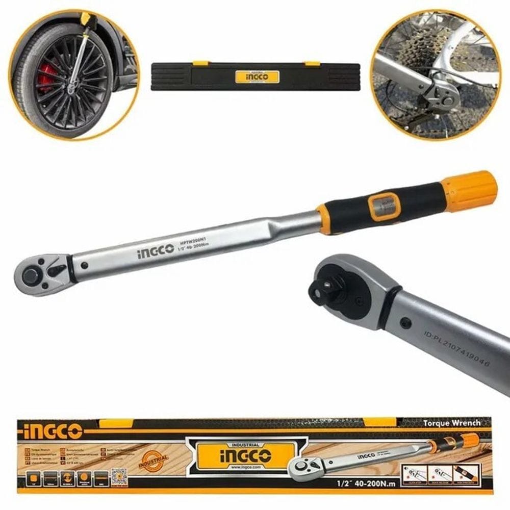 Ingco 1/2″ Torque Wrench - HPTW200N1 Auto Supply Master