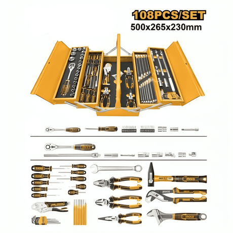 Ingco 108 Pieces Tool Chest Set - HTCS151081 Auto Supply Master
