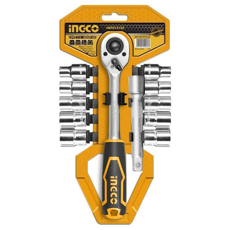 Ingco 12 Pieces 1/2″ Socket Set - HKTS12122 Auto Supply Master