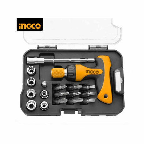 Ingco 24Pcs T-Handle Wrench Screwdriver Set - HKSDB0188 Auto Supply Master