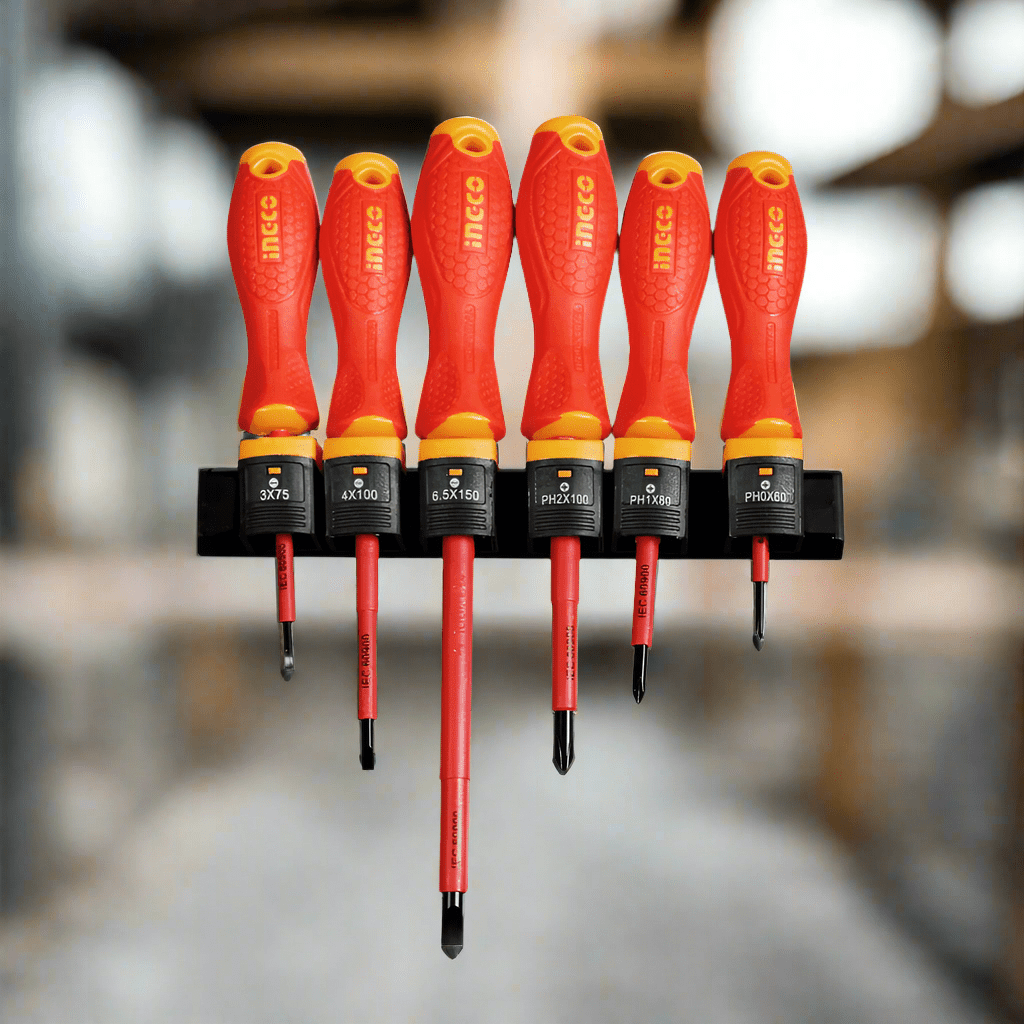 Ingco 6 PCS Insulated Screwdriver Set - HKISD0608 Auto Supply Master