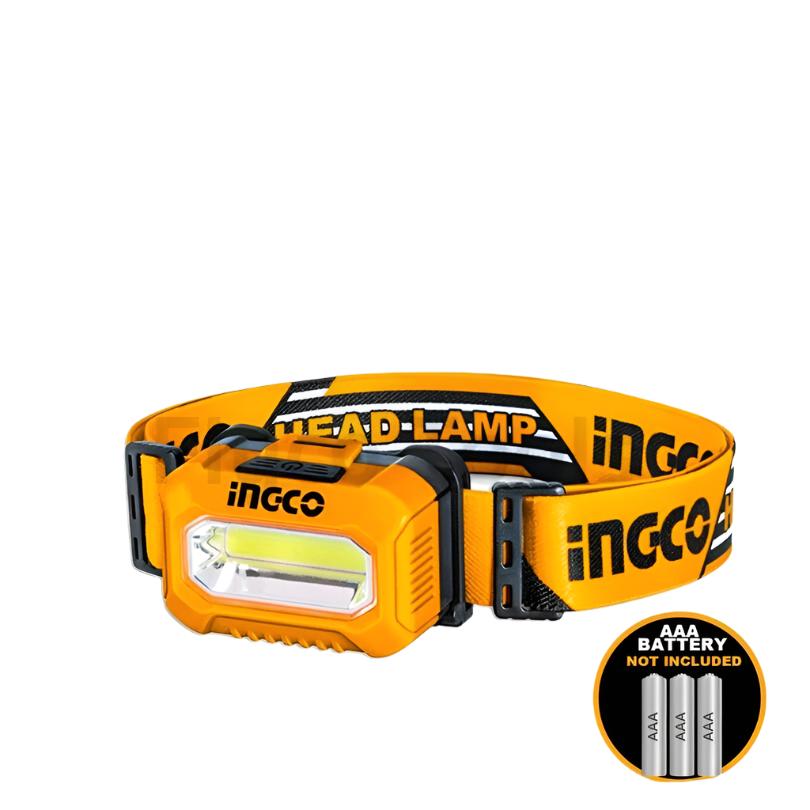 Ingco IPX4 Headlamp 100 Lumens- HHL013AAA5 Auto Supply Master