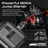 Promate 1200A/12V Heavy Duty Car Jump Starter with 150PSI Air Compressor & Power Bank - PatrolPack Auto Supply Master