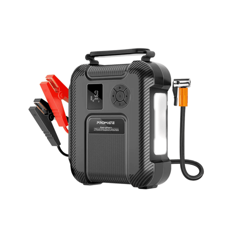 Promate 1200A/12V Heavy Duty Car Jump Starter with 150PSI Air Compressor & Power Bank - PatrolPack Auto Supply Master