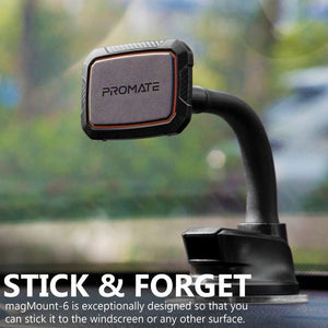 Promate 360° Cradleless Magnetic Car Phone Mount with Flexible Gooseneck - MagMount-6 Auto Supply Master