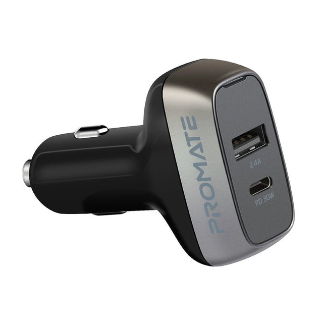 Promate Ultra-Fast 42W Type-C Power Delivery Car Lighter Adapter - Scud-PD42 Auto Supply Master