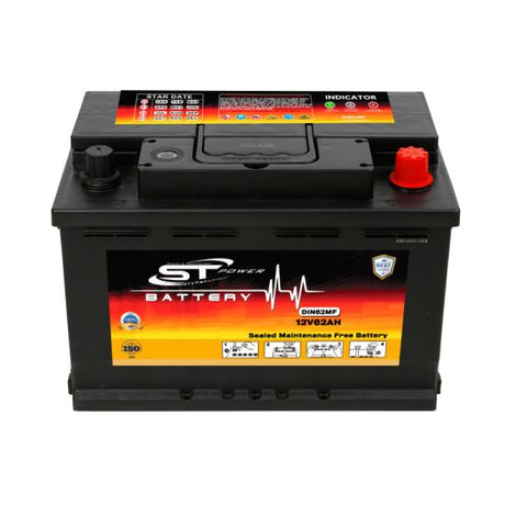 S&T Power Car Battery 12V 62AH DIN - DIN62MF Auto Supply Master