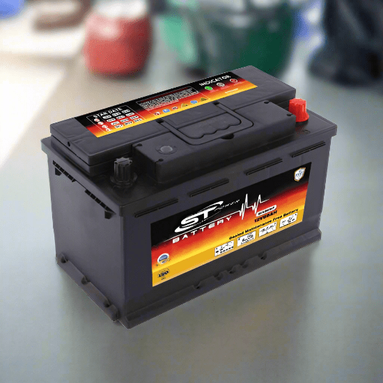 S&T Power Car Battery 12V 66AH DIN - DIN66MF Auto Supply Master