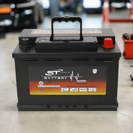 S&T Power Car Battery 12V 75AH DIN - DIN75MF Auto Supply Master