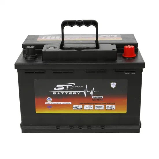 S&T Power Car Battery 12V 75AH DIN - DIN75MF Auto Supply Master
