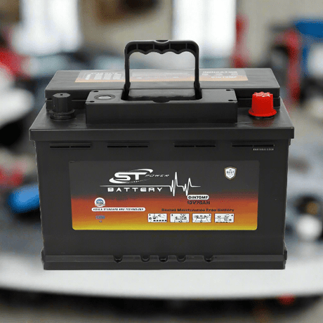 S&T Power Car Battery 12V 75AH DIN - DIN75MF Auto Supply Master