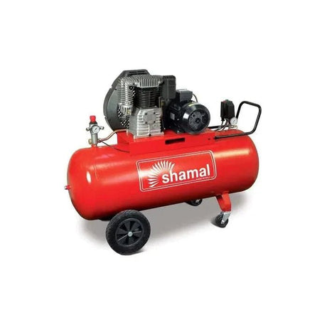 Shamal Two-Stage Electric Air Compressor With Belt Transmission 5.5HP 270L - K25/270 Auto Supply Master