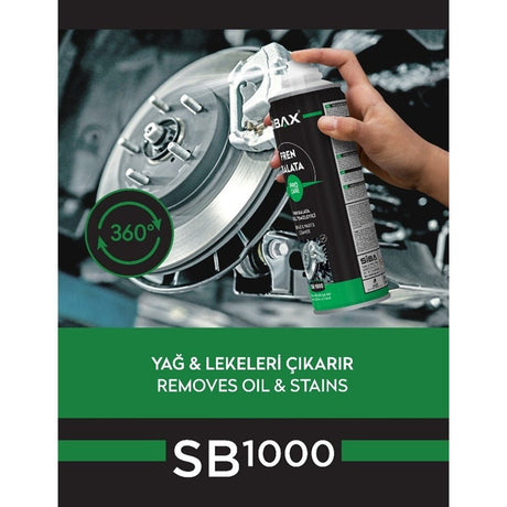 Sibax Brake & Parts Cleaner 500ml - SB1000 Auto Supply Master