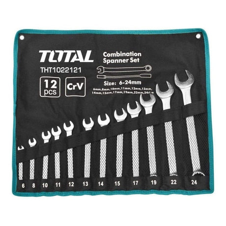 Total 12 Pieces Combination Spanner Set 6-32mm - THT1022122 Auto Supply Master