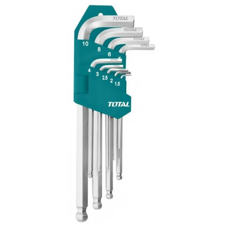 Total 9 Pieces Ball Point Hex Key Set - THT106291 Auto Supply Master