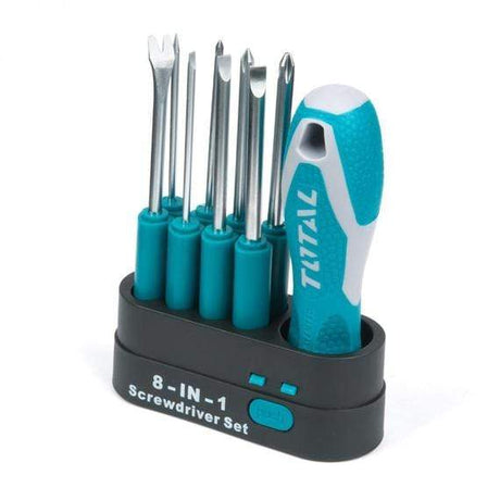 Total 9 Pieces Interchangeable Screwdriver Set - THT250906 Auto Supply Master