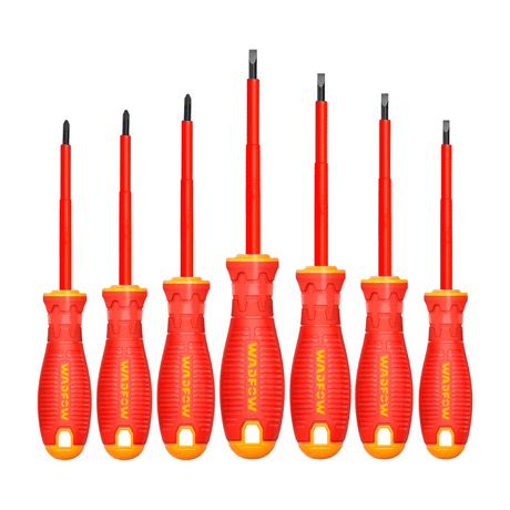 Wadfow 7 Pieces Insulated 1000V Screwdriver Set - WSS7407 Auto Supply Master