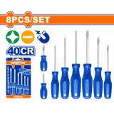 Wadfow 8 Pieces Screwdriver Set - WSS2408 Auto Supply Master