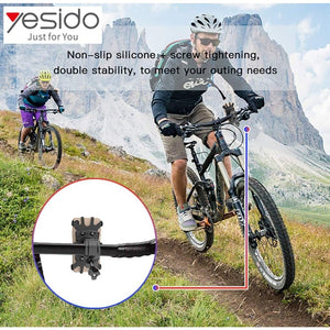 Yesido Universal Bicycle & Motorcycle Mobile Phone Holder Mount with 360° Rotation - C66 Auto Supply Master