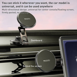 Yesido Universal Car Magsafe Magnetic Phone Mount Holder - C199 Auto Supply Master