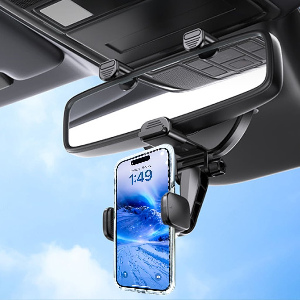 Yesido Universal Car Rear View Mirror Phone Mount Holder - C193 Auto Supply Master